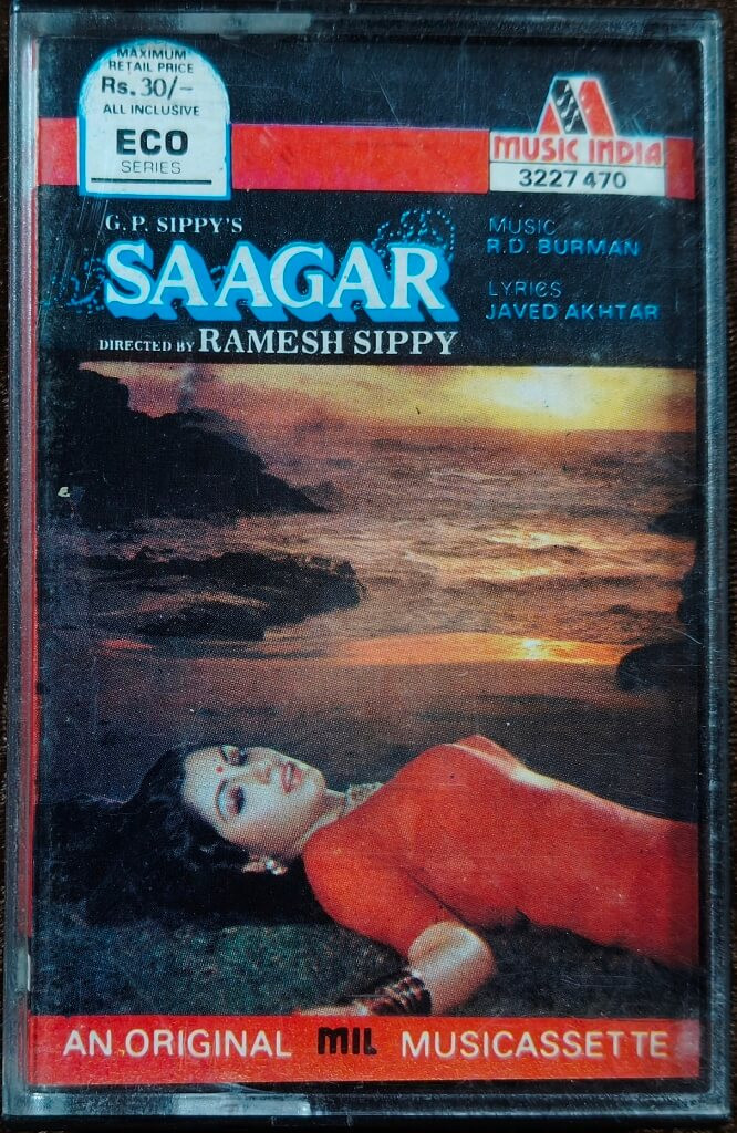 Saagar (1985) R.D. Burman Pre-Owned Polydor Audio Cassette