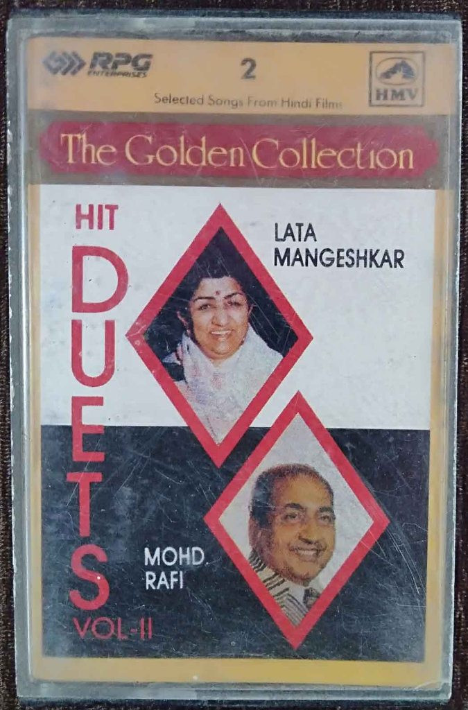 Lata Mangeshkar & Mohd. Rafi - Hit Duets - The Golden Collection - 2- Vol 2 (1994) Compilation Pre-Owned HMV, RPG Audio Cassette