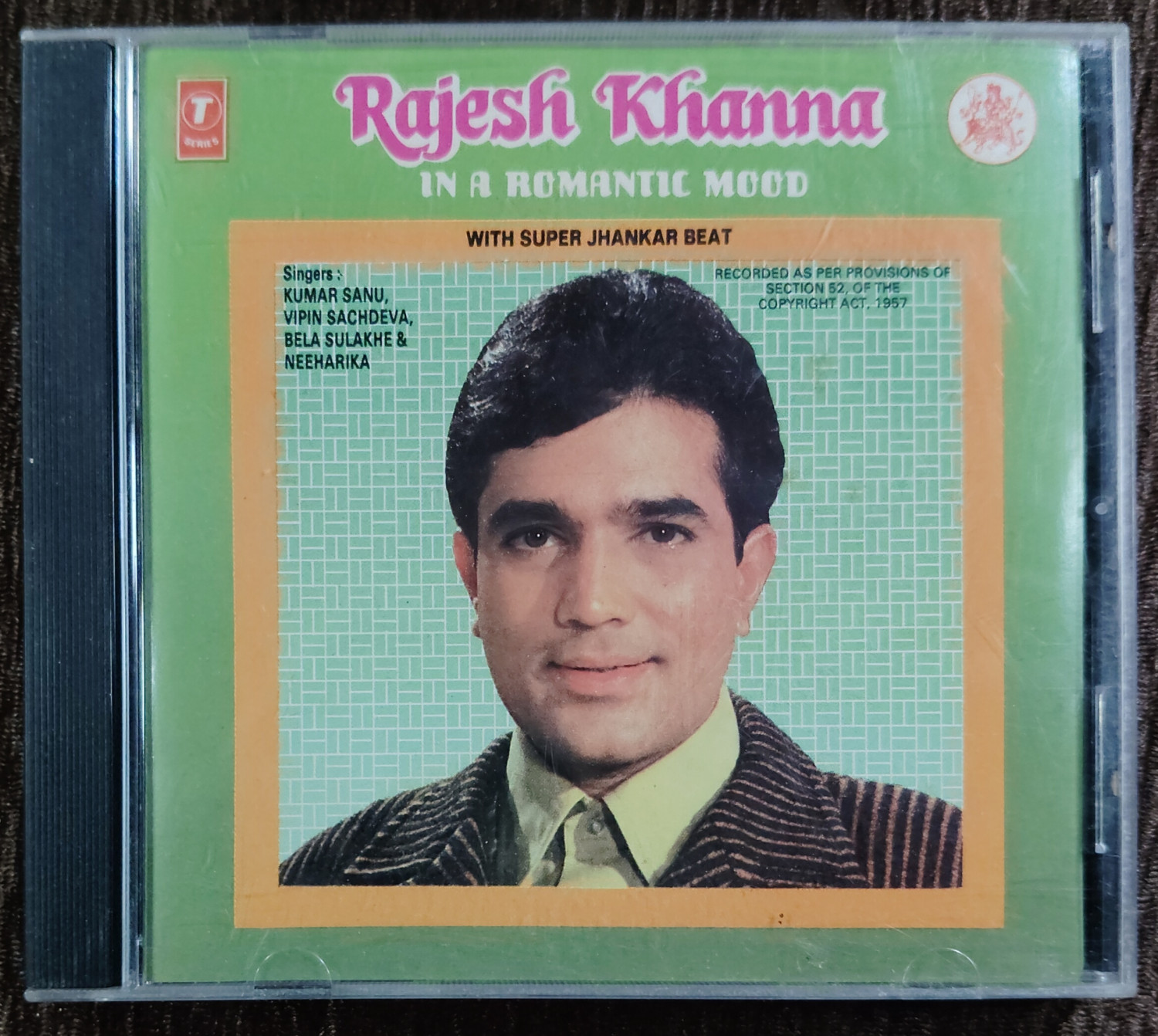 Rajesh Khanna - In A Romantic Mood - With Super Jhankar Beat  (1994) Pre-Owned T-Series Audio CD