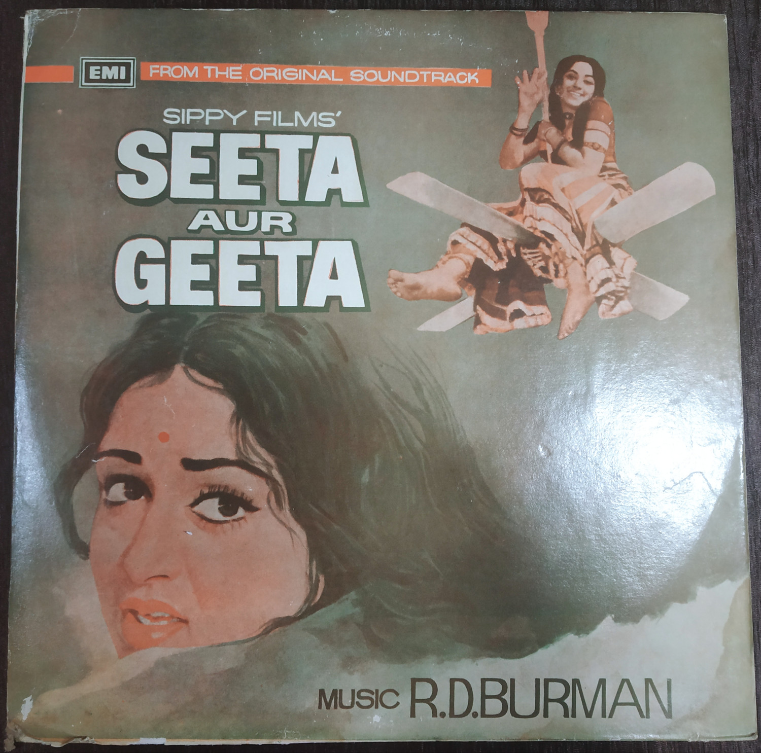 Seeta Aur Geeta (1972) Rahul Dev Burman Pre-Owned Vinyl, 12" Odeon LP Record