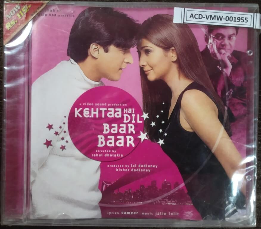 Kehta Hai Dil Baar Baar (2002) Jatin-Lalit Pre-Owned Sony Music Audio CD