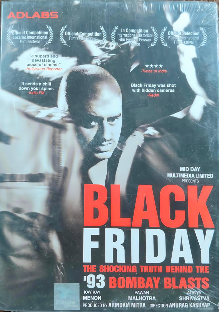 Black Friday (2004) Directed by Anurag Kashyap & Music Composed by Indian Ocean Mainstream Hindi Movie Pre-Owned Eagle Home Entertainment- Adlabs DVD