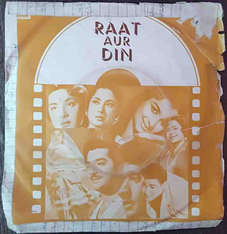 Raat Aur Din (1967) Shankar-Jaikishan Pre-Owned Vinyl, 7" EP Record
