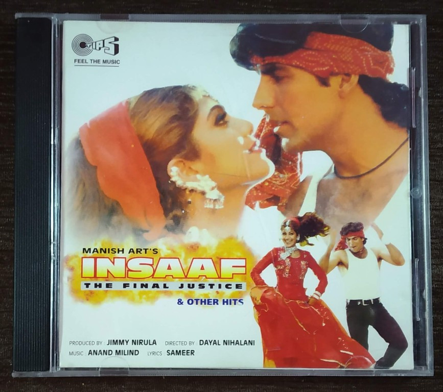 Insaaf The Final Justice (1999) Anand-Milind Pre-Owned Tips Audio CD