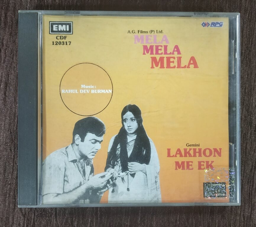 Mela (1971) Rahul Dev Burman / Lakhon Me Ek (1971) Rahul Dev Burman Pre-Owned EMI Imported Audio CD
