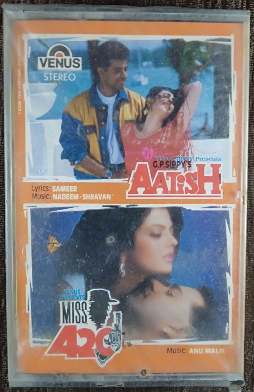 Aatish (1994) Nadeem-Shravan / Miss 420 (1994) Anu Malik Pre-Owned VENUS Audio Cassette