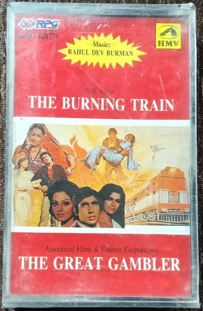 The Burning Train (1979) R.D. Burman / The Great Gambler (1978) R.D. Burman Pre-Owned His Master's Voice Audio Cassette