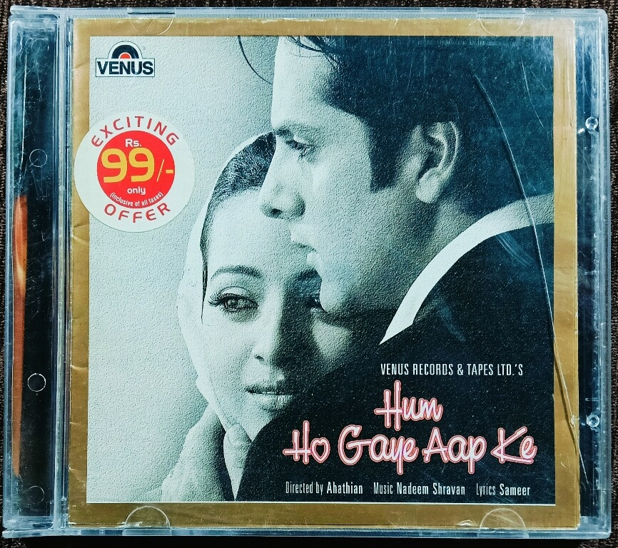 Hum Ho Gaye Aap Ke (2001) Nadeem-Shravan Pre-Owned Venus Audio CD