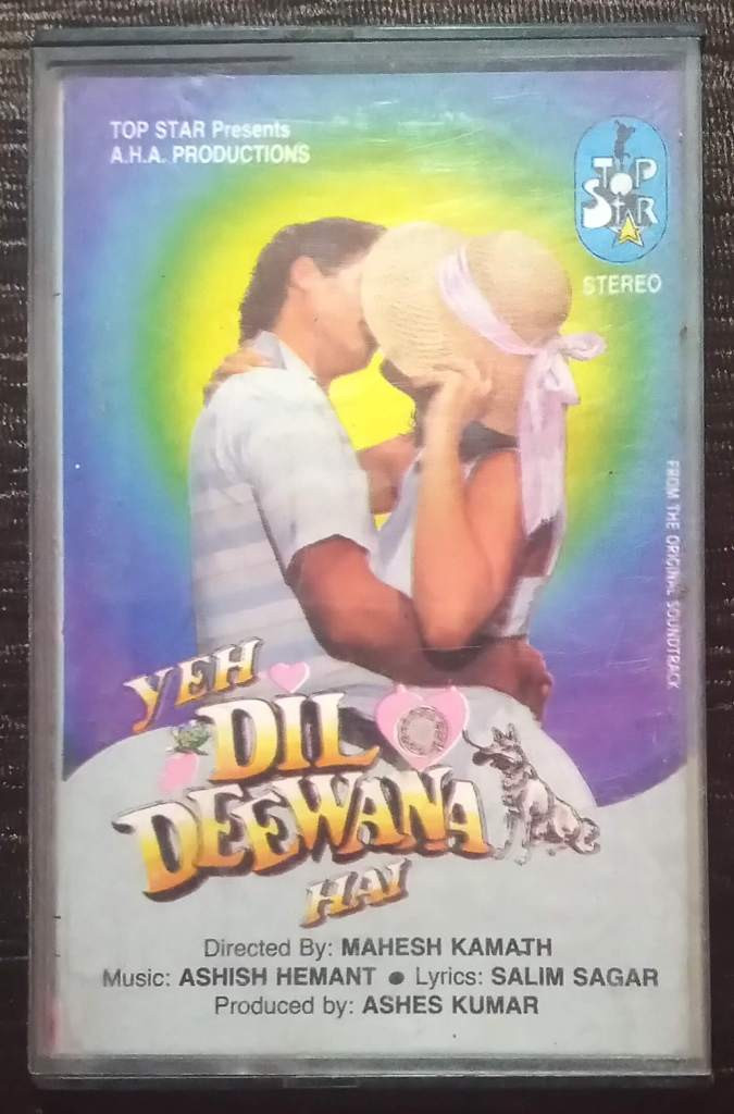 Yeh Dil Deewana Hai (1996) Ashish Hemant Pre-Owned Top Star Audio Cassette