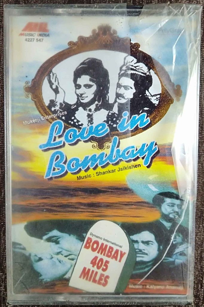 Love In Bombay (1974) Shankar-Jaikishan / Bombay 405 Miles (1980) Kalyanji-Anandji Pre-Owned Music India, Polygram Audio Cassette