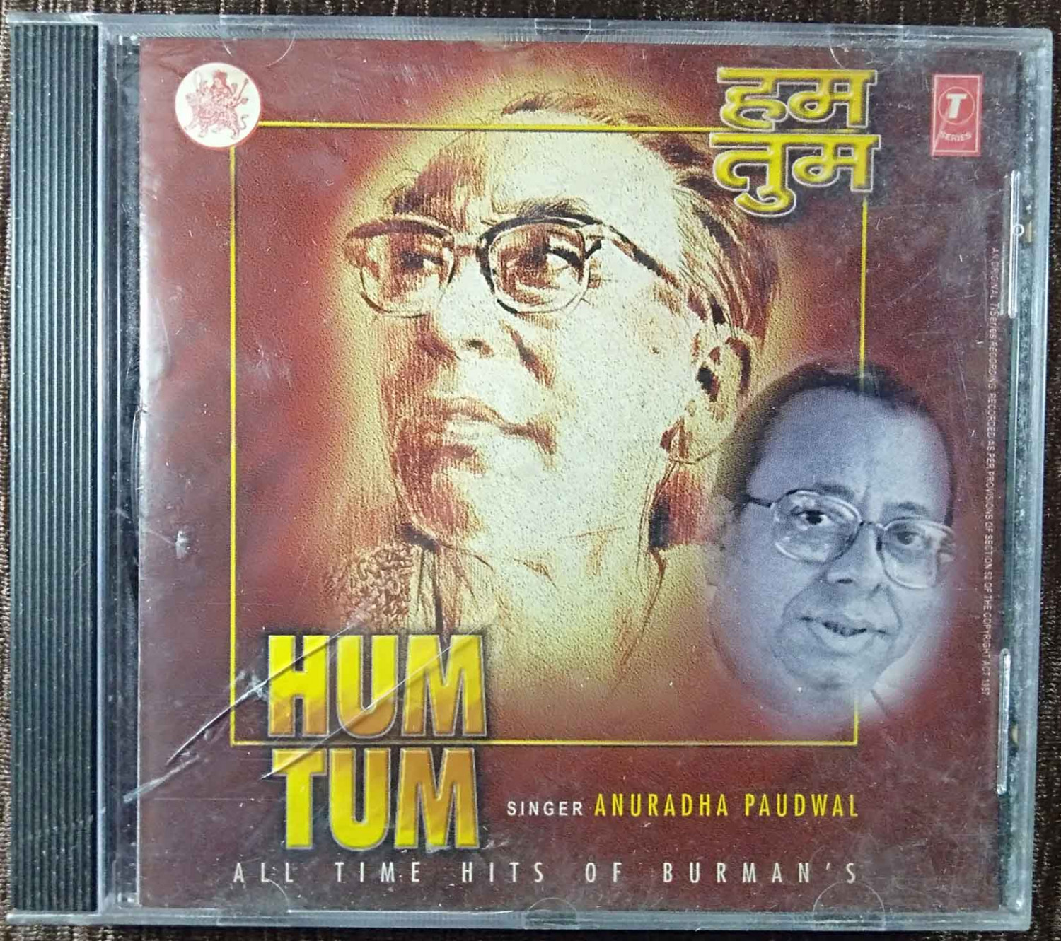 Anuradha Paudwal - All Time Hits Of Burman's - Hum Tum (1997) R.D Burman & S.D. Burman Pre-Owned T-Series Audio CD