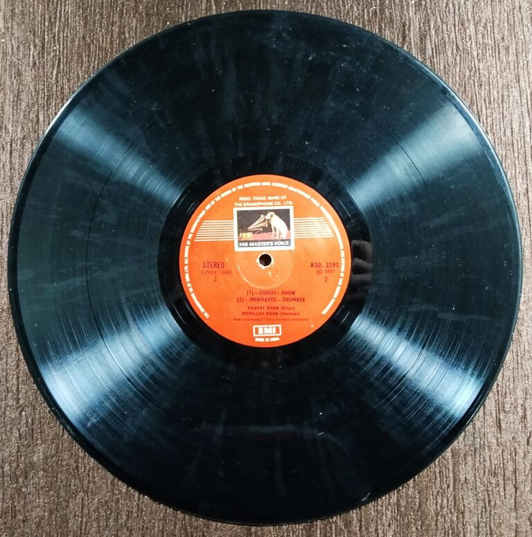 Vilayat Khan & Bismillah Khan, Shantaprasad – Duets (1967) Pre-Owned HMV Vinyl, 12" LP Record