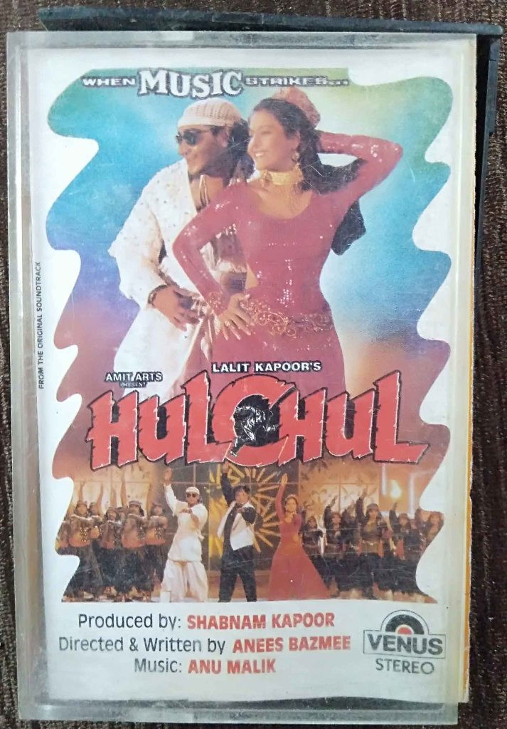 Hulchul (1994) Anu Malik Pre-Owned VENUS Audio Cassette