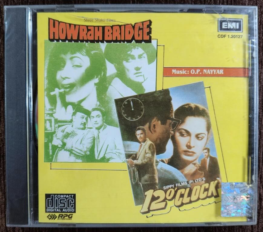 Howrah Bridge (1958) O. P. Nayyar / 12 O'Clock (1958) O. P. Nayyar Pre-Owned EMI Imported Audio CD