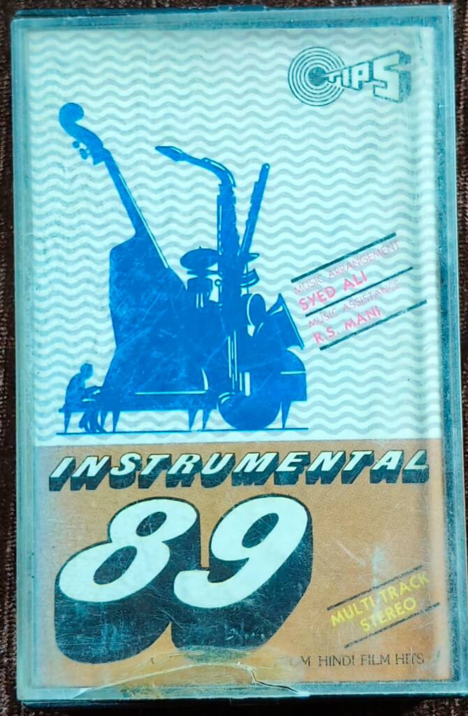 Instrumental 89 - From Hindi Film Hits (1988) Syed Ali Pre-Owned TIPS Audio Cassette