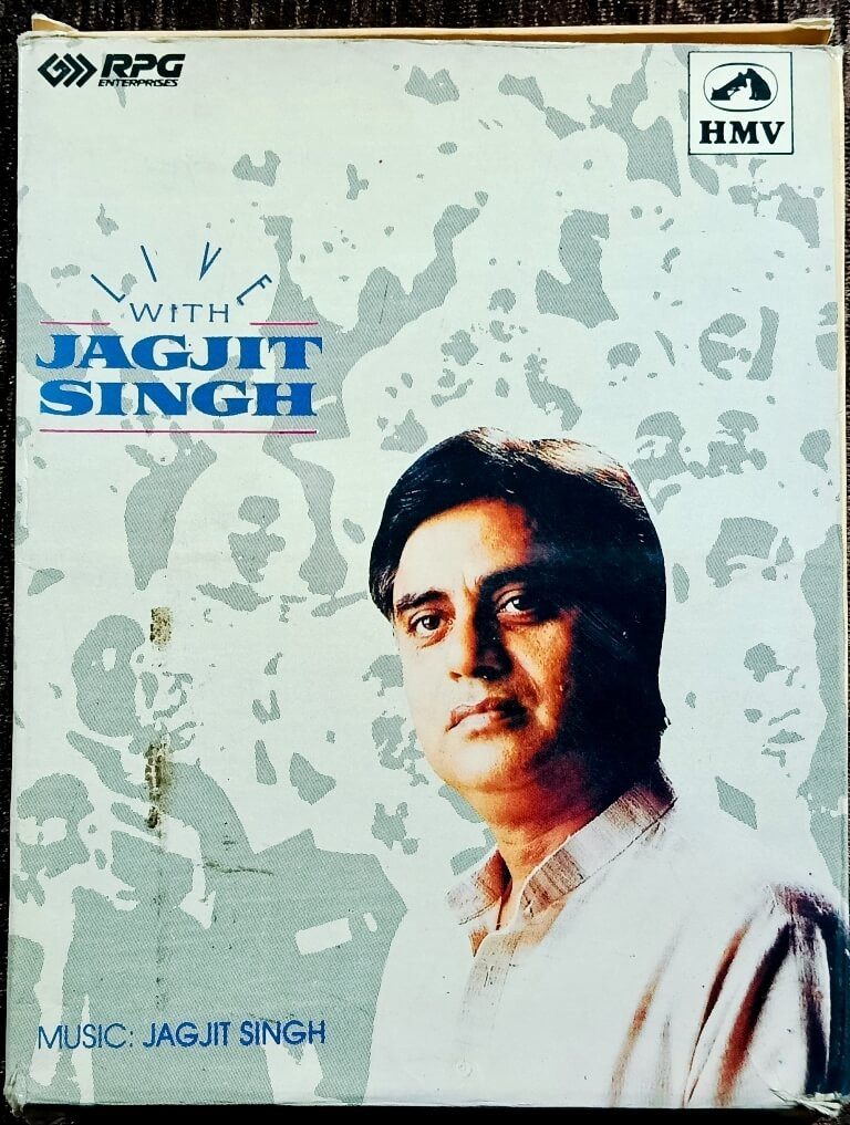 Jagjit Singh – Live With Jagjit Singh (1993) Pre-Owned HMV Double Audio Cassette