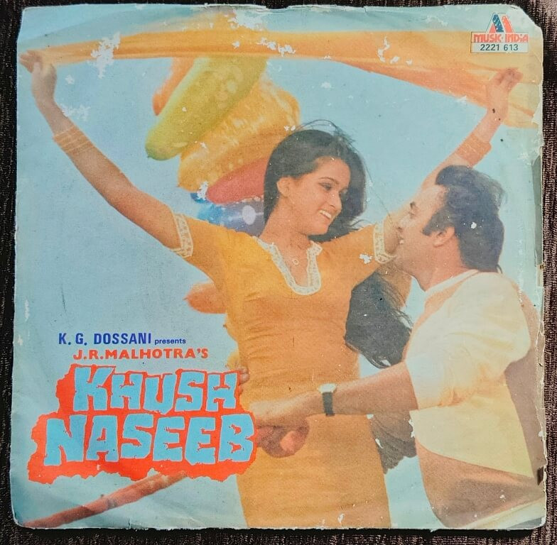 Khush Naseeb (1981) Kalyanji-Anandji Pre-Owned Vinyl, 7" EP Record