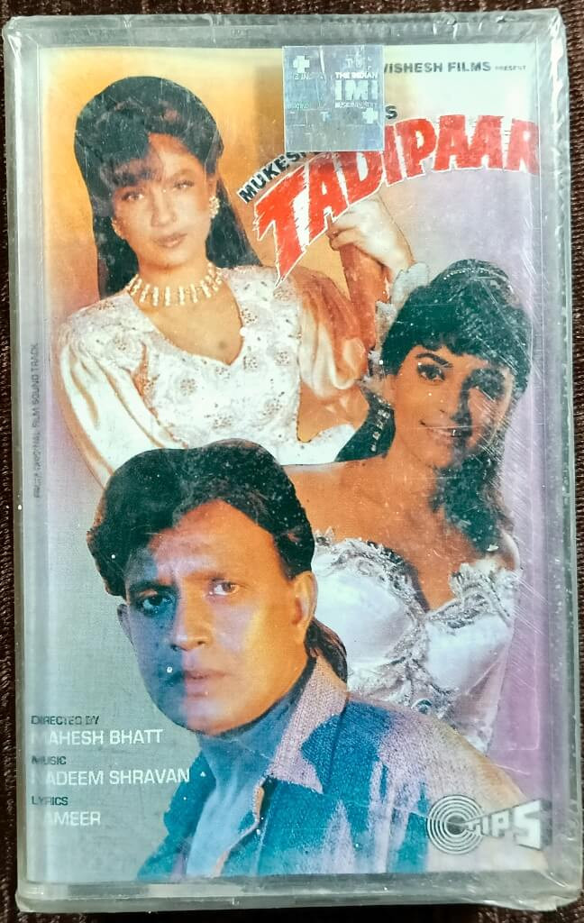 Tadipaar (1993) Nadeem-Shravan Pre-Owned Tips Audio Cassette