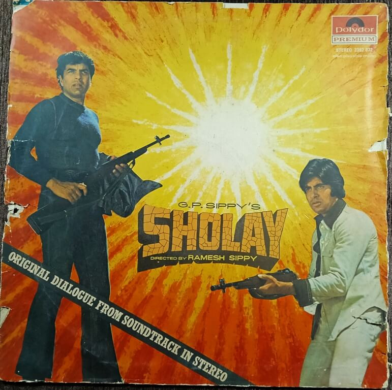 Sholay (1975) R. D. Burman Pre-Owned Polydor Vinyl, 12" LP Record