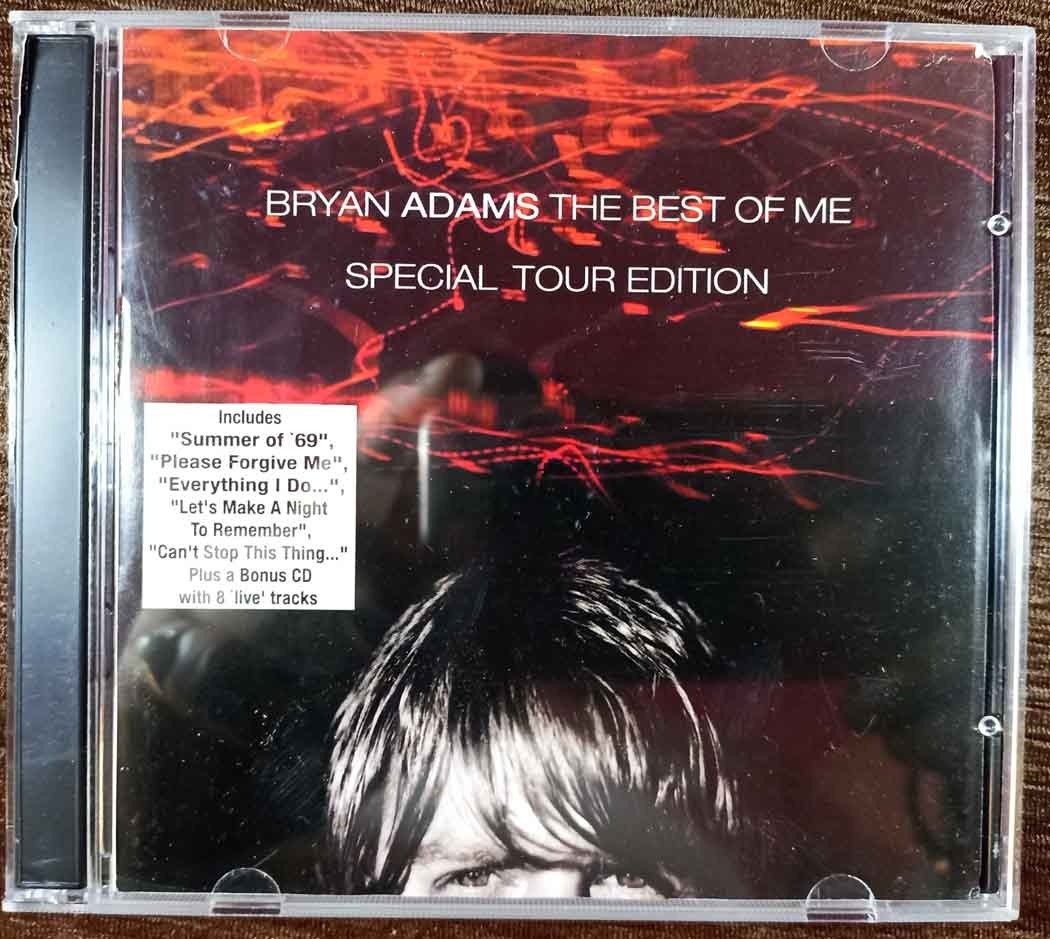 Bryan Adams – The Best Of Me (Special Tour Edition) (1999) Compilation Pre-Owned A&M Record, Universal Double Audio CD