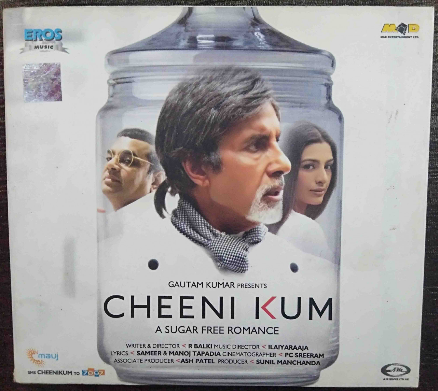 Cheeni Kum (2007) Illaiyaraaja Pre-Owned Eros Music Audio CD