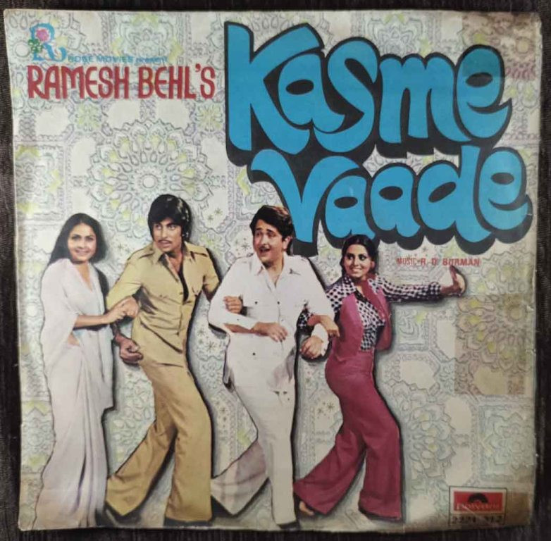 Kasme Vaade (1977) R.D. Burman Pre-Owned Vinyl, 7" EP Record