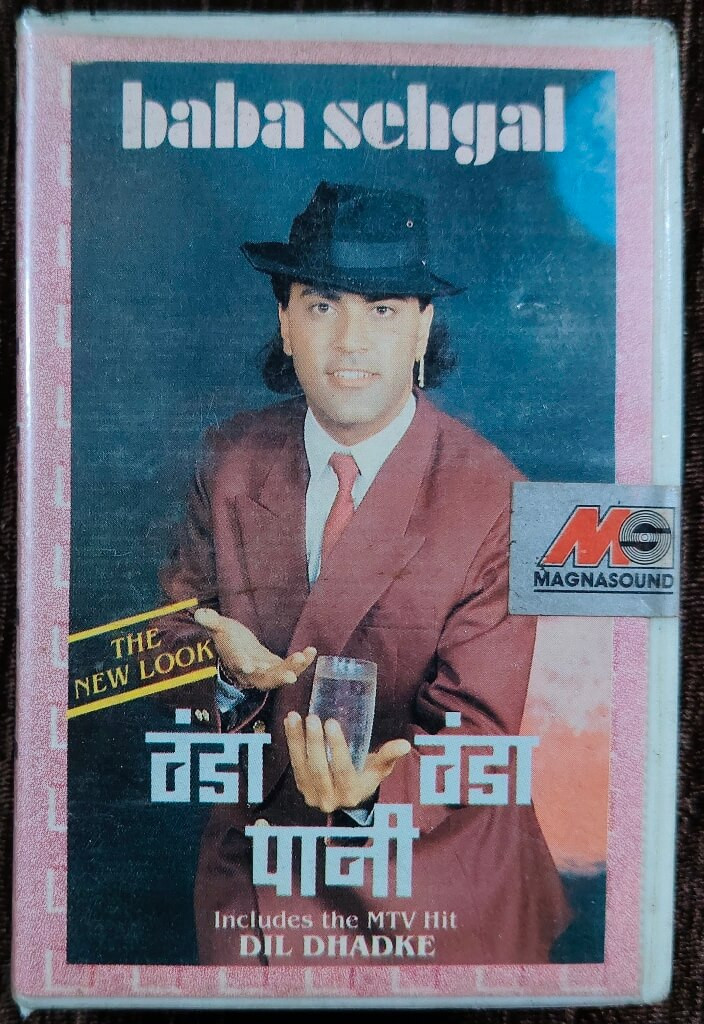 Baba Sehgal - Thanda Thanda Paani (1992) Baba Sehgal Pre-Owned Magnasound Audio Cassette