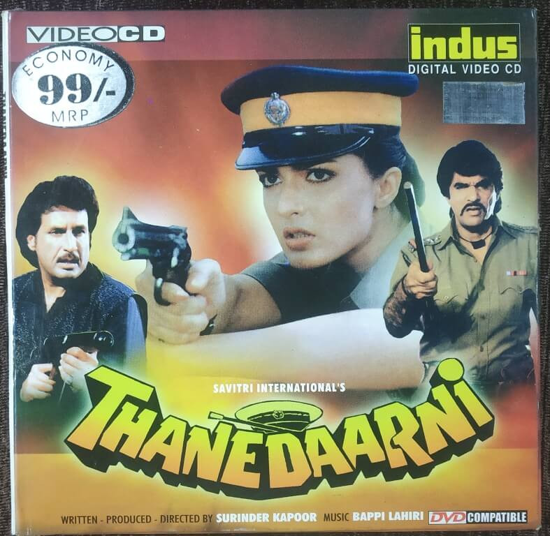 Thanedaarni (1994) Surinder Kapoor Pre-Owned Indus Double Video CD