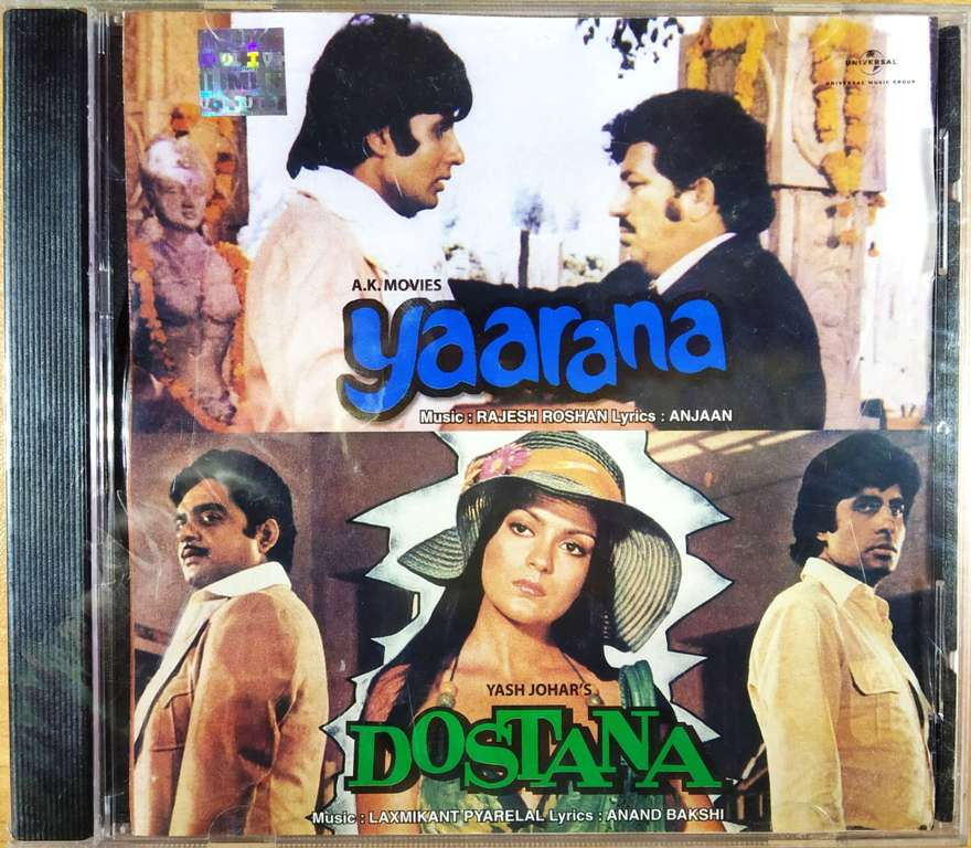 Yaarana (1980) Rajesh Roshan - Dostana (1980) Laxmikant-Pyarelal Pre-Owned Universal Audio CD