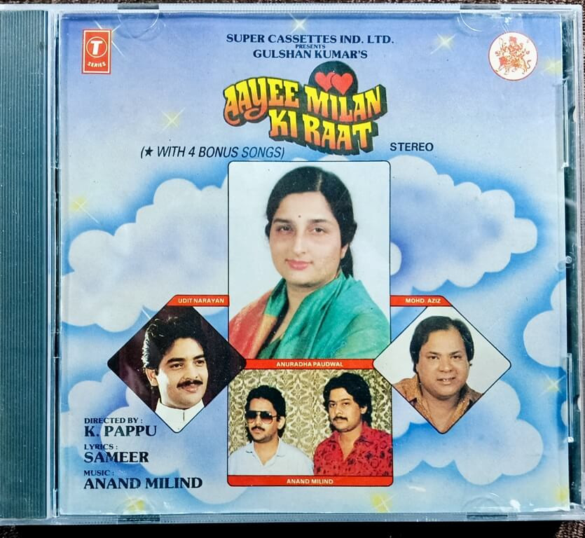 Aayee Milan Ki Raat (1990) Anand-Milind Pre-Owned T-Series Audio CD