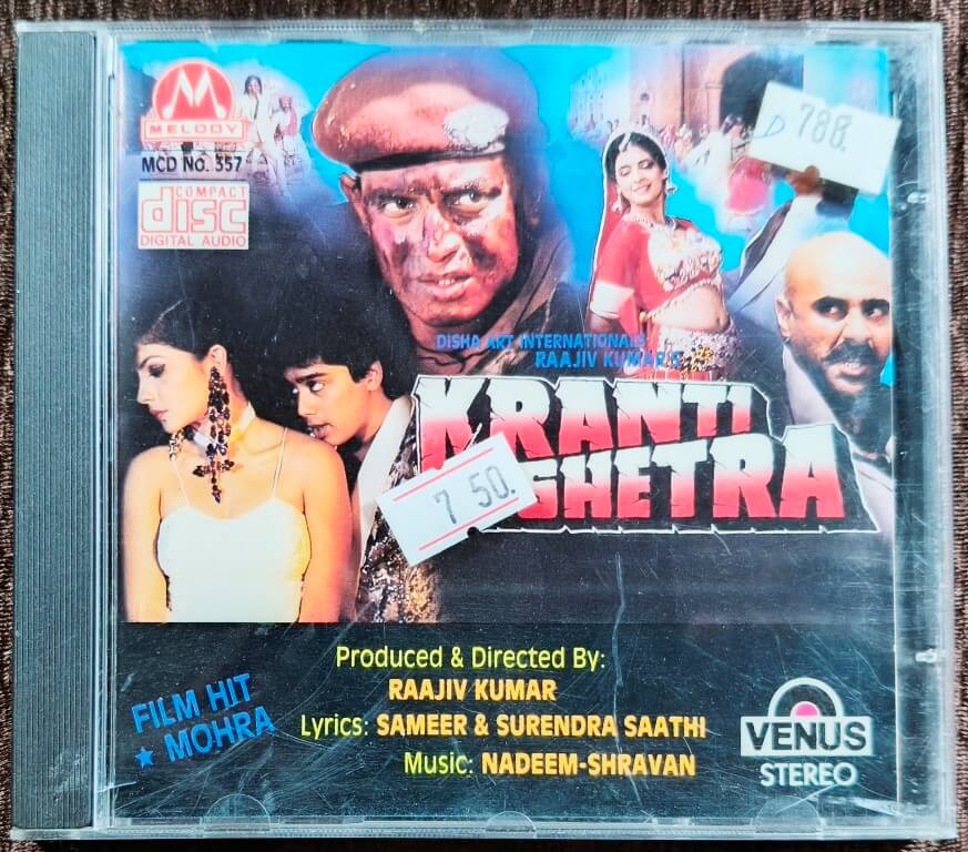 Kranti Kshetra (1994) Nadeem-Shravan Pre-Owned Melody, Venus Imported Audio CD
