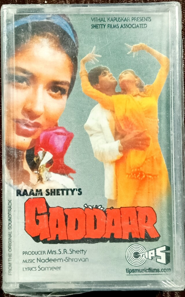 Gaddaar (1994) Nadeem-Shravan Pre-Owned Tips Audio Cassette