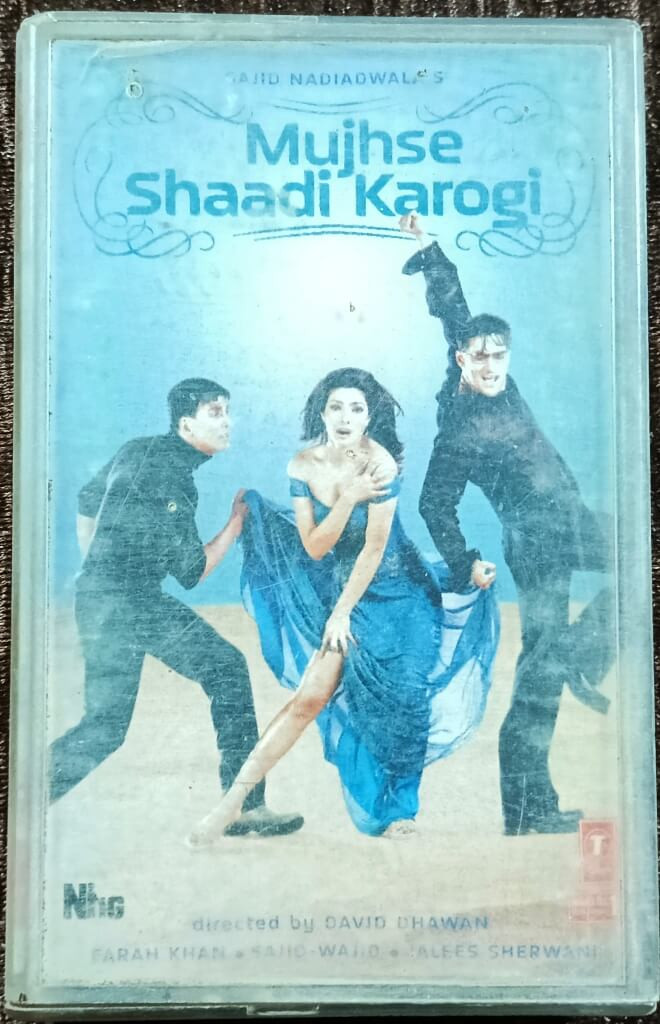 Mujhse Shaadi Karogi (2004) Sajid-Wajid, Anu Malik Pre-Owned T-Series Audio Cassette