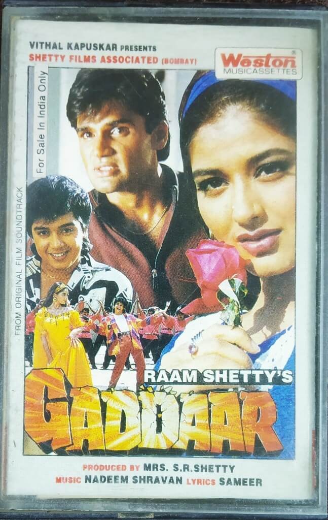 Gaddaaar (1994) Nadeem-Shravan Pre-Owned Weston Audio Cassette