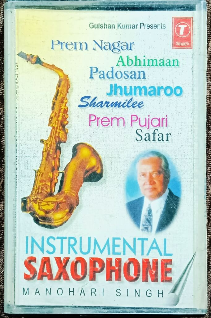 Manohari Singh - Instrumental Saxophone (1997) Bollywood OST Instrumental Compilation Pre-Owned T-series Audio Cassette