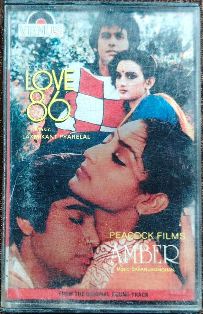 Love 86 (1986) Laxmikant-Pyarelal / Amber (1985) Sapan Jagmohan Pre-Owned Venus Audio Cassette