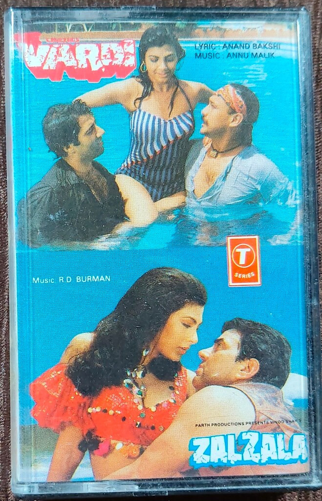 Vardi (1988) Anu Malik / Zalzala (1987) R. D. Burman Pre-Owned T-Series Audio Cassette