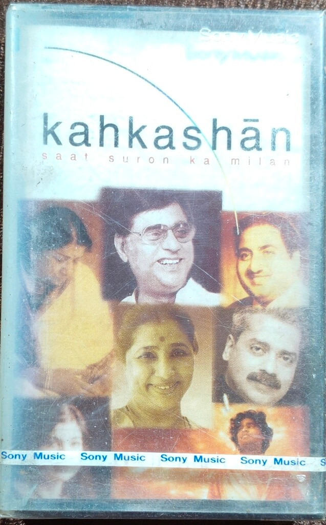 Jagjit Singh & Various Artists – Kahkashan (Saat Suron Ka Milan) (1999) Ghazal Album Pre-Owned Sony Music Audio Cassette