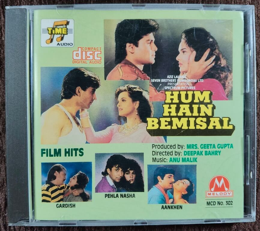 Hum Hain Bemisal (1993) Anand-Milind Pre-Owned Melody–Time Audio Imported Audio CD