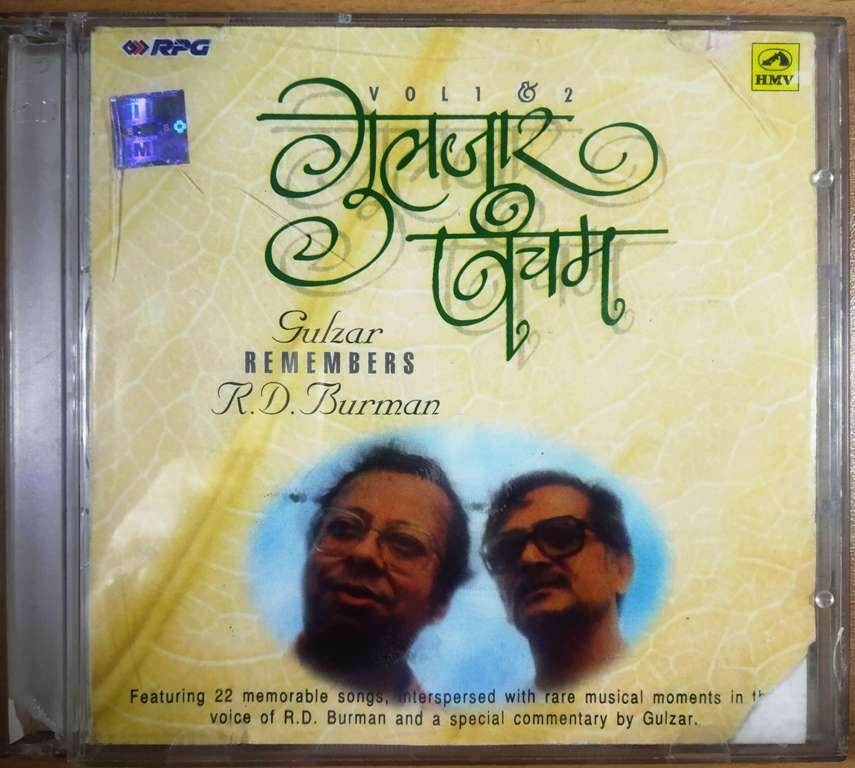 Gulzar Remembers R.D. Burman (Vol 1 & 2) (1995) R.D. Burman Pre-Owned Sa Re Ga Ma, RPG Double Audio CD