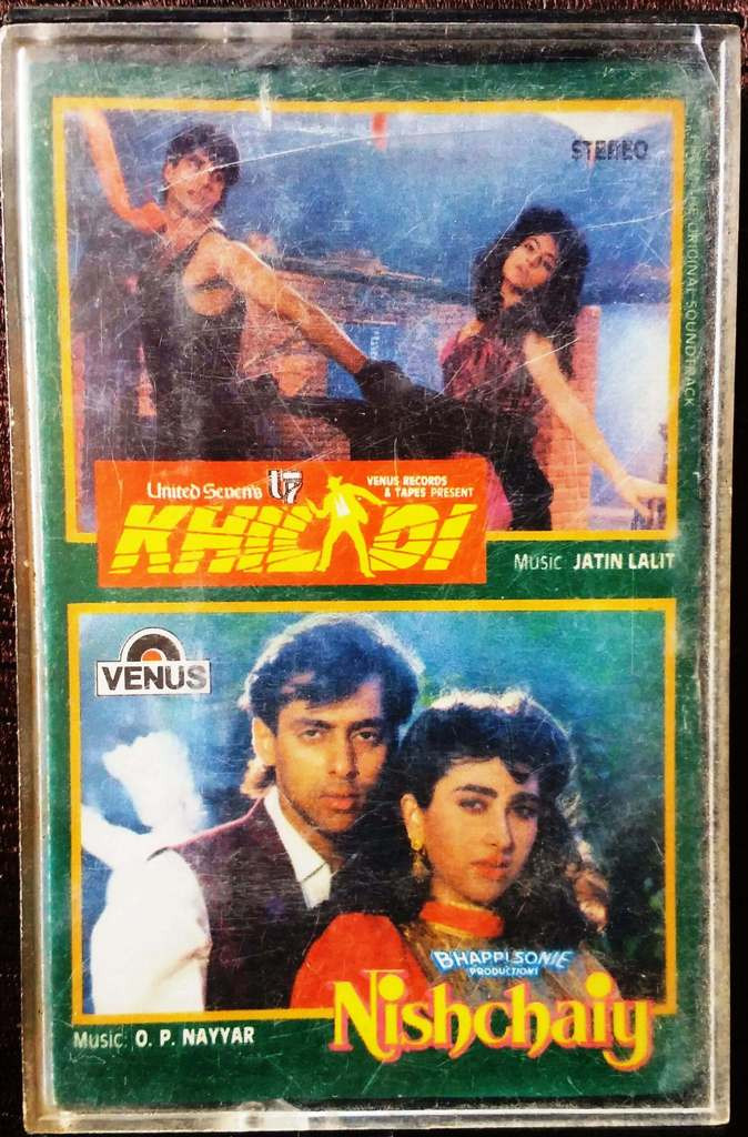 Khiladi (1992) Jatin-Lalit / Nishchaiy (1991) O.P. Nayyar Pre-Owned Venus Audio Cassette