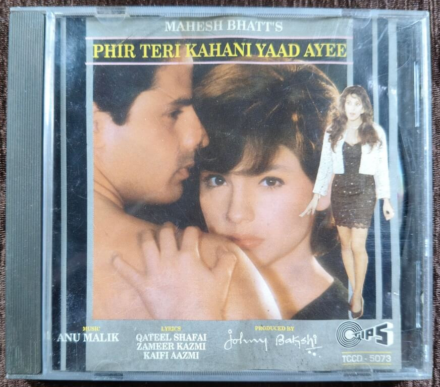 Phir Teri Kahani Yaad Ayee (1993) Anu Malik Pre-Owned TIPS Imported Audio CD