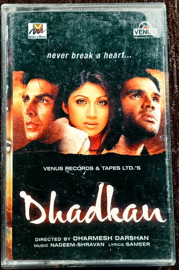 Dhadkan (2000) Nadeem-Shravan Pre-Owned Venus Audio Cassette