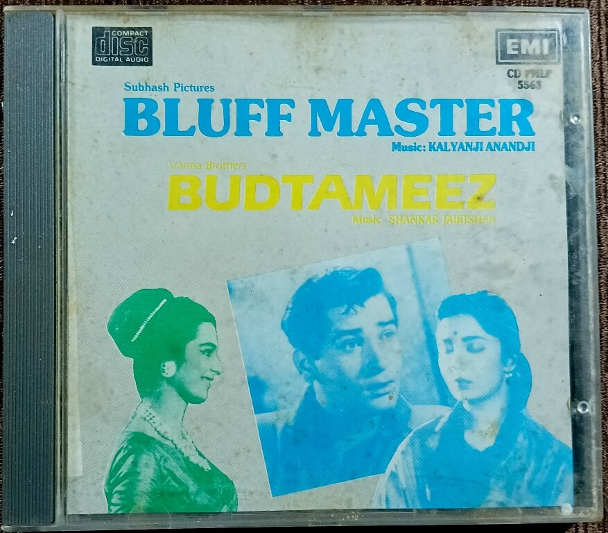 Bluff Master (1963) Kalyanji-Anandji / Budtameez (1966) Shankar-Jaikishan Pre-Owned EMI Imported Audio CD