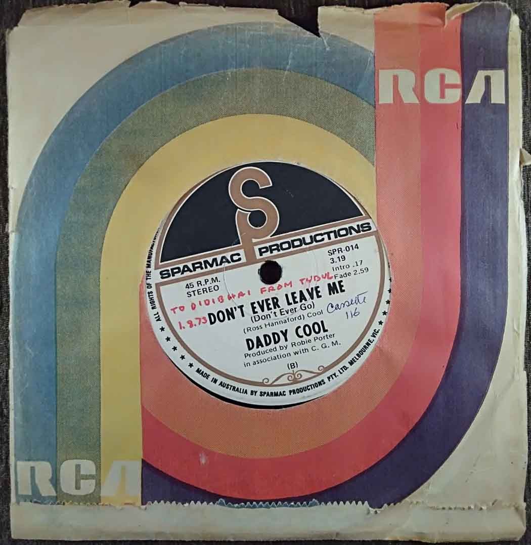 Daddy Cool - Hi Honey Ho (1971) Album Pre-Owned Vinyl, 7" Imported SP Record