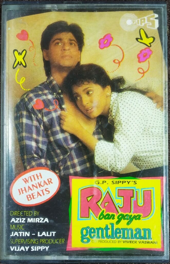 Raju Ban Gaya Gentleman With Jhankar Beats (1992) Jatin-Lalit Pre-Owned Tips Audio Cassette