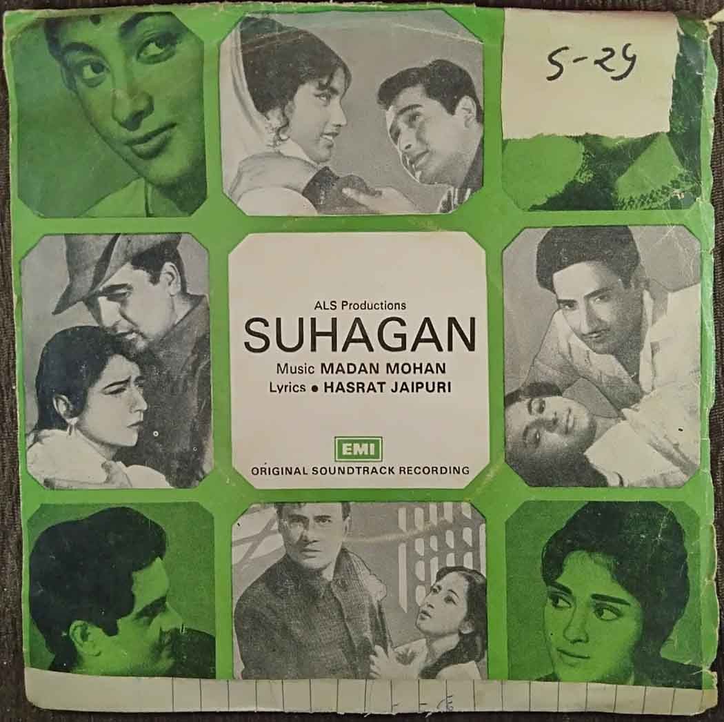 Suhagan (1964) Madan Mohan Pre-Owned Vinyl, 7" EP Record