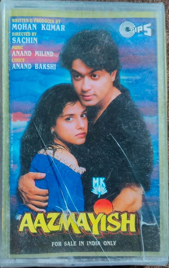 Aazmayish (1994) Anand-Milind Pre-Owned TIPS Audio Cassette