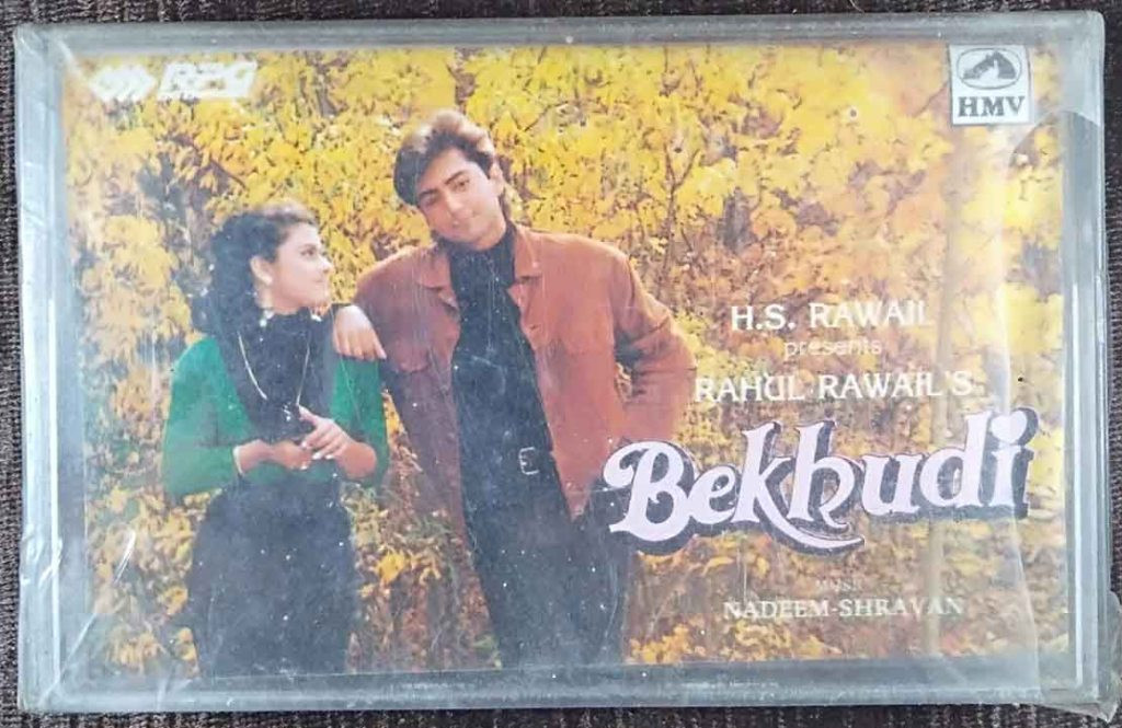 Bekhudi (1992) Nadeem-Shravan Pre-Owned HMV Audio Cassette