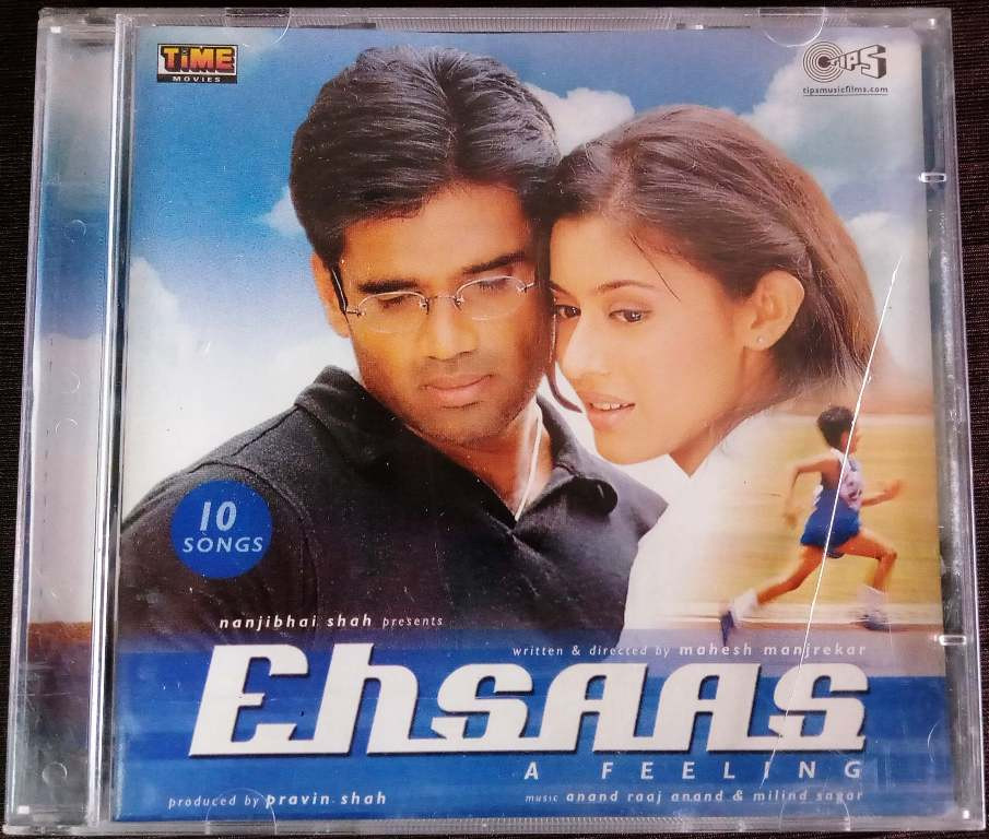 Ehsaas - A Feeling (2001) Anand Raj Anand & Milind Sagar Pre-Owned Time Audio, Tips Audio CD